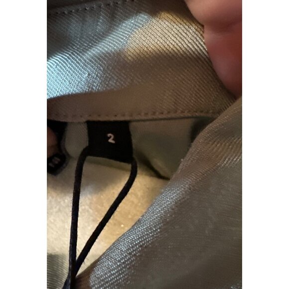 The Kooples French Designer Fashion Light Green Button-Up Dress Size Medium FR 2 - Picture 10 of 13